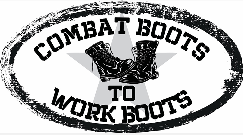 Combat Boots to Work Boots Logo